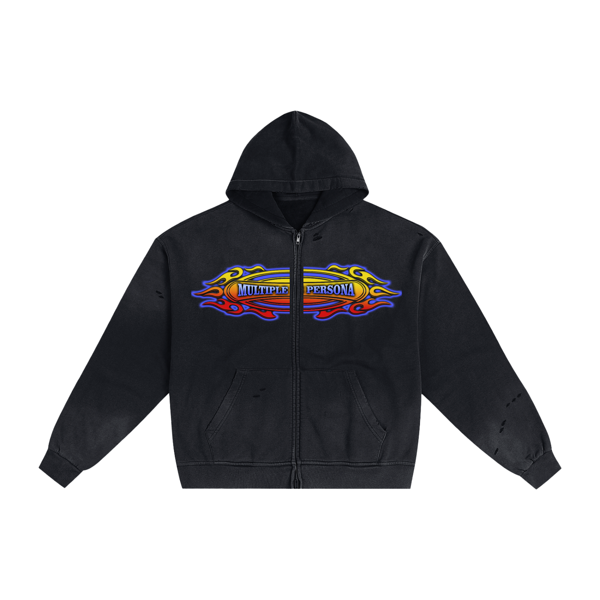 Multiple Persona Sunfade Zip Hoodie