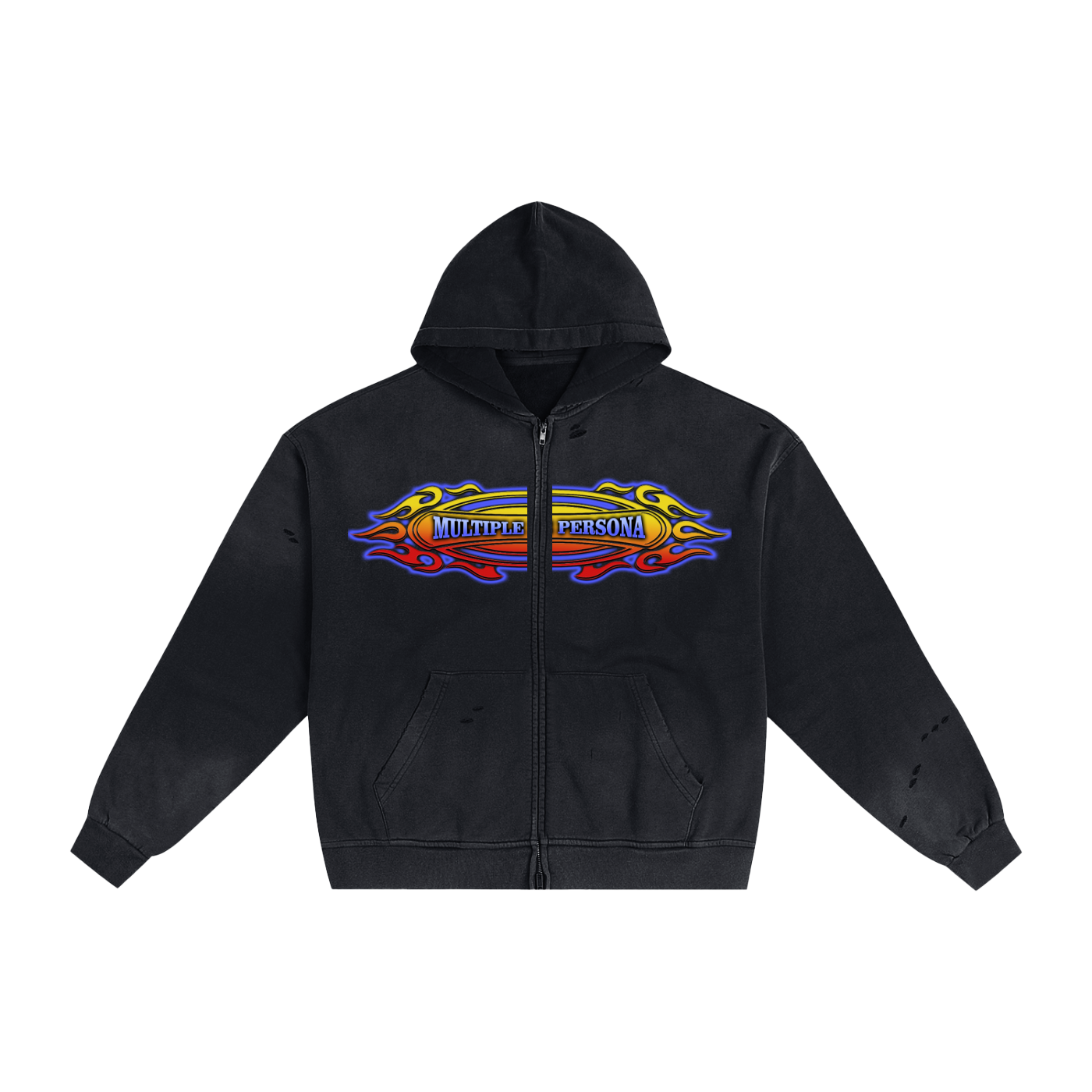 Multiple Persona Sunfade Zip Hoodie