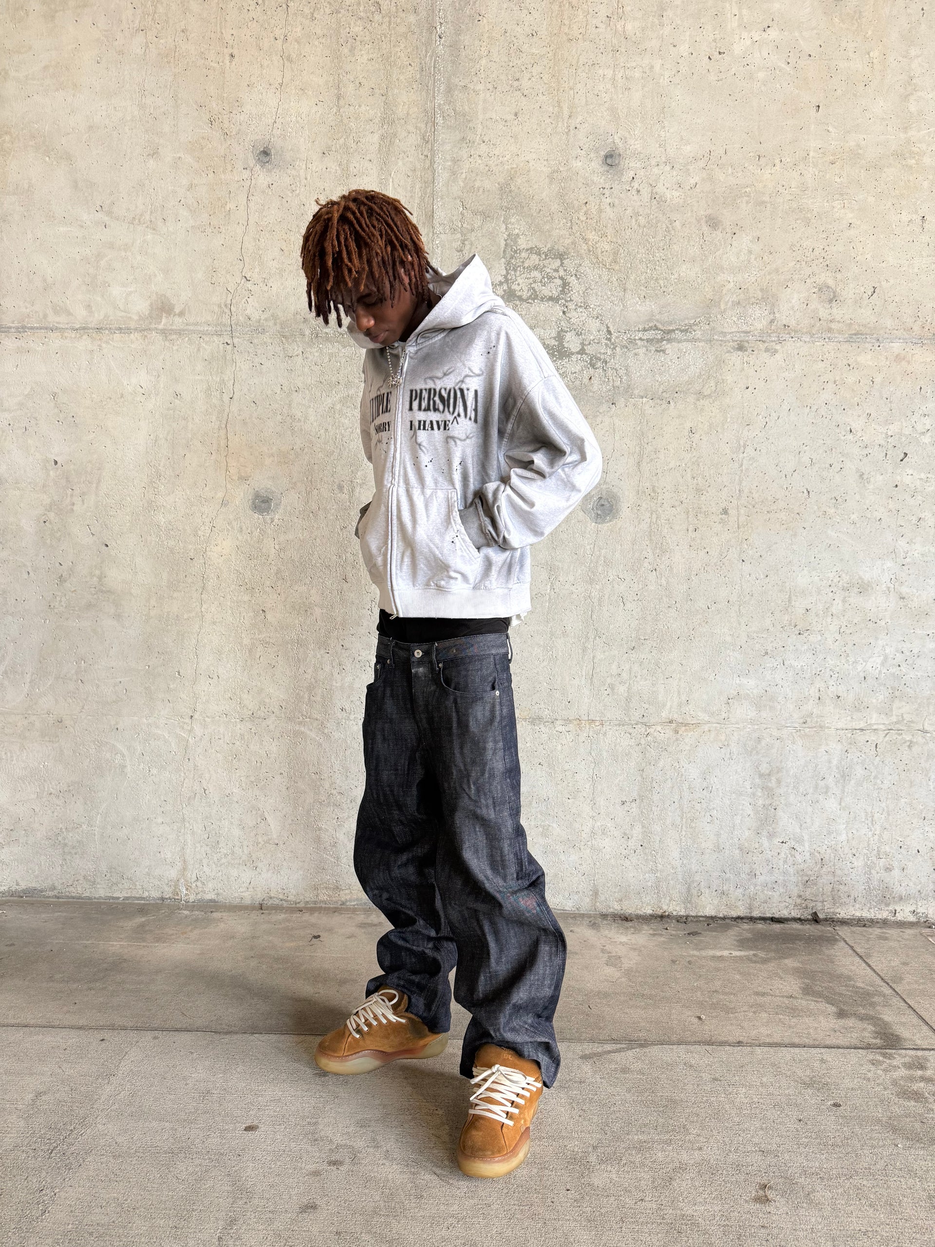Multiple Persona Sun Fade Zip up