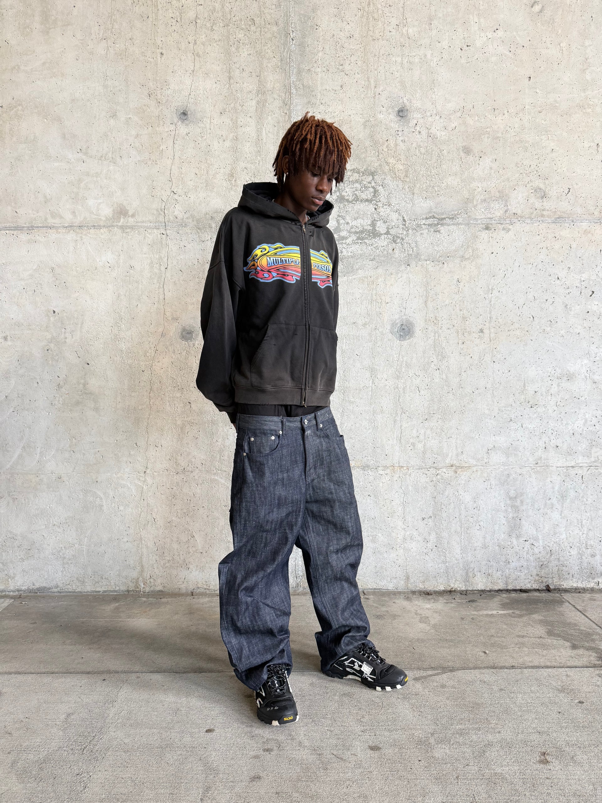 Multiple Persona Sunfade Zip Hoodie