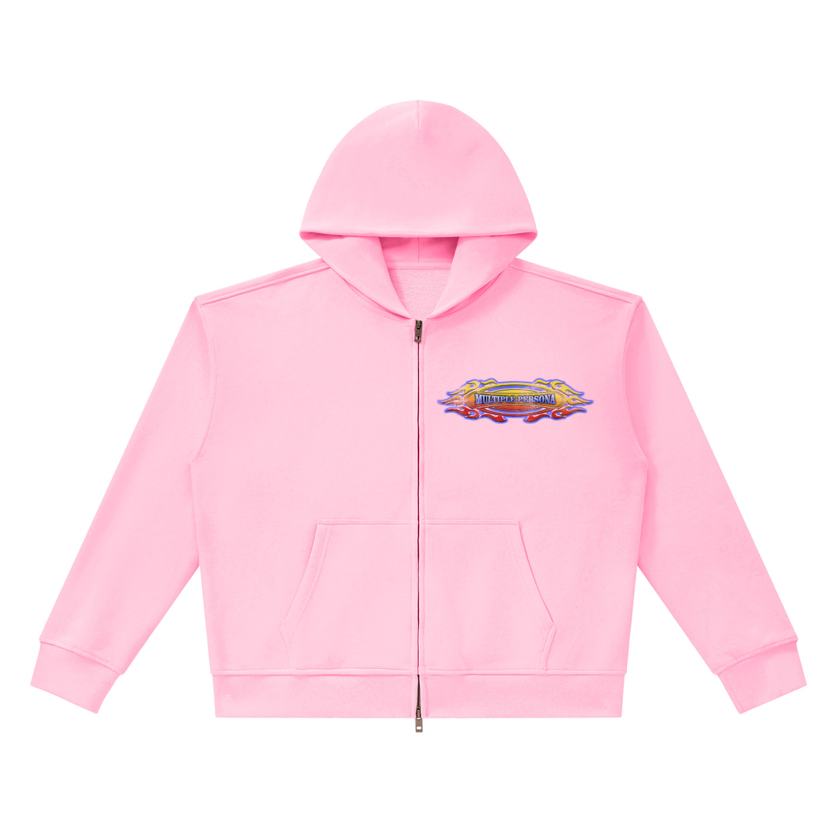 Everyday Persona Zip Up – Pink Flame