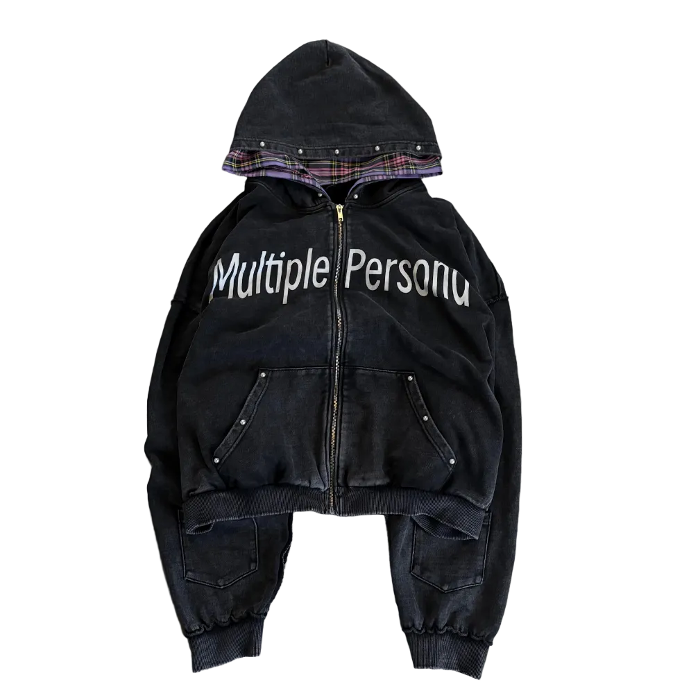 FLANNEL DOUBLE HOOD